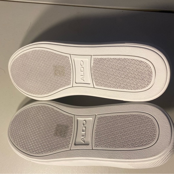 New Aldo’s men white low top sneakers size 11 - Picture 4 of 6